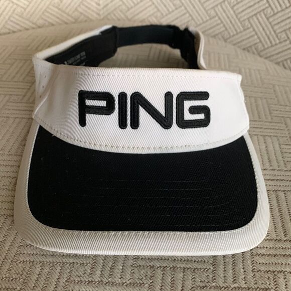 PING 110|One Ten flex fit sun visor adjustable back w hook & loop UNISEX - Picture 1 of 3